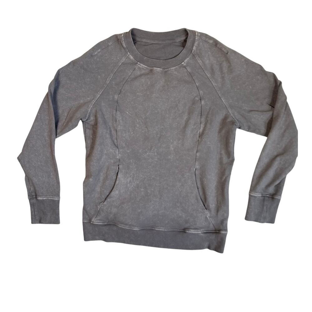 Lululemon Scuba Athleisure Crewneck Pullover Washed Lunar Rock Purple 10
